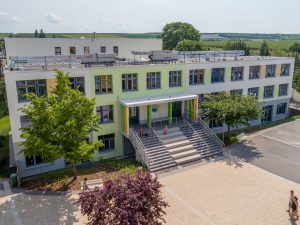 Fassadensanierung und Neubau Eingangsanlage, Wippertal-Grundschule, Kindelbrück
